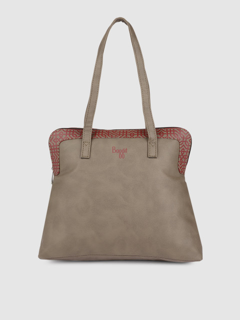 

Baggit Grey Solid Shoulder Bag