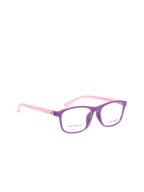 

Gold Berg Unisex Purple & Pink Rectangular Frames GB8811 C7