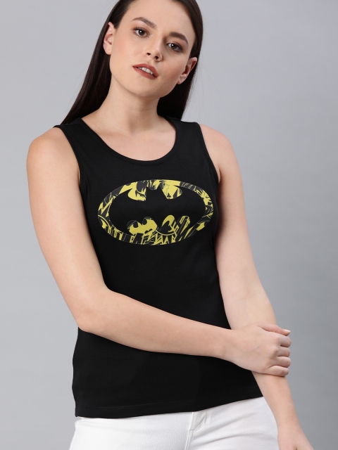 

Huetrap Batman Women Black Pure Cotton T-shirt