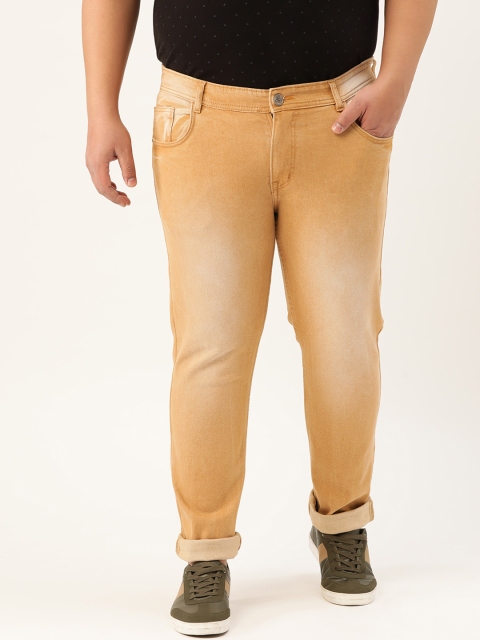 

FEVER Men Beige Slim Fit Mid-Rise Clean Look Stretchable Jeans