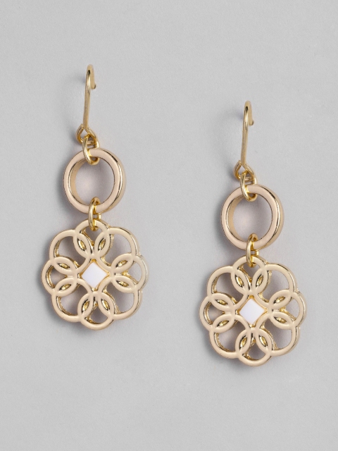 

Accessorize Gold-Toned Floral Drop Earrings