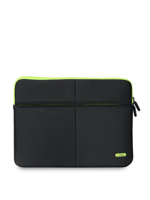 

AirCase Unisex Black Solid Laptop Sleeve