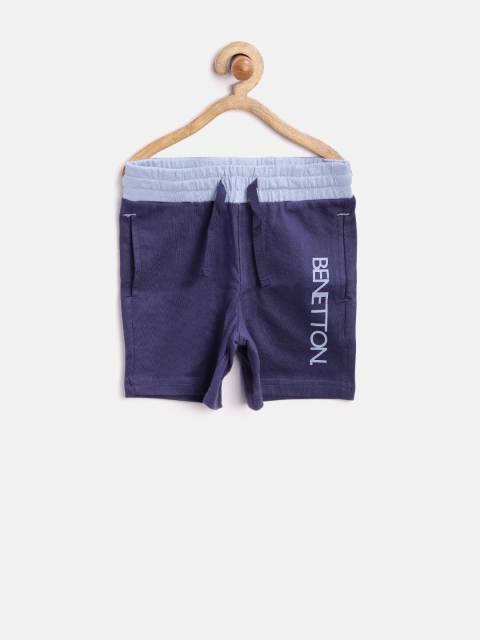 

United Colors of Benetton Boys Navy Shorts, Navy blue