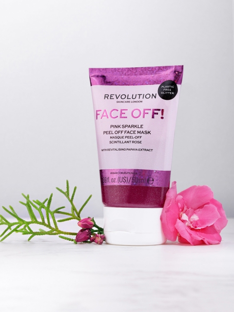 

Makeup Revolution London Skincare Pink Sparkle Face Off Mask 50 ml