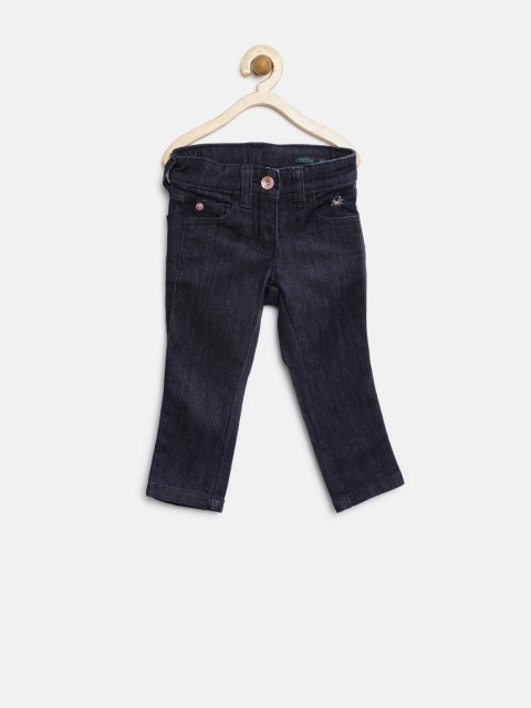 United Colors of Benetton Girls Navy Skinny Jeans, Navy blue