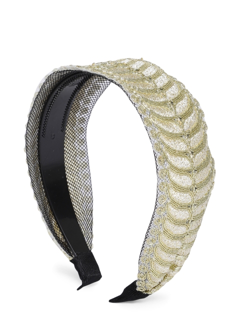 

ToniQ Gold-Toned Embroidered Hairband