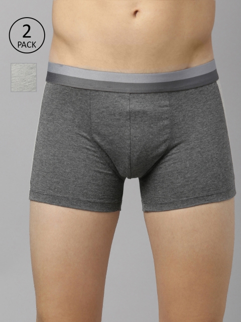 

Roadster Men Pack of 2 Solid Trunk RDST-TRN1-2PP-CM, Charcoal