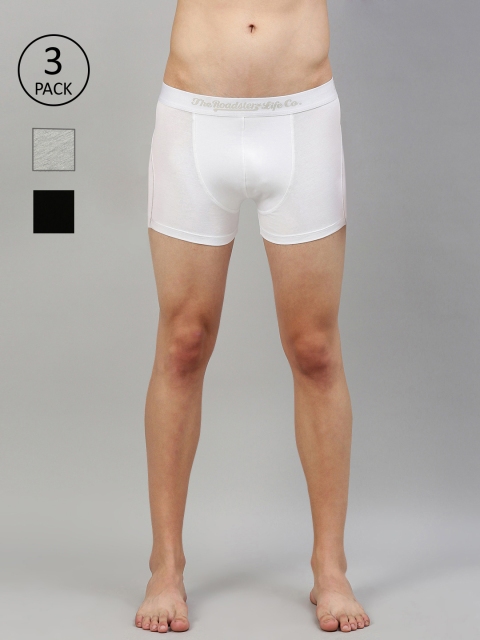 

Roadster Men Pack of 3 Trunks RDST-TRN3-3PP-AM, White