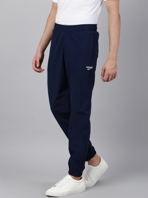 

Reebok Classic Unisex Navy Blue Vector FR Straight Fit Printed Detail Joggers