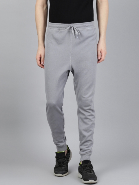 

Reebok Men Grey Slim Fit Solid Workout Joggers