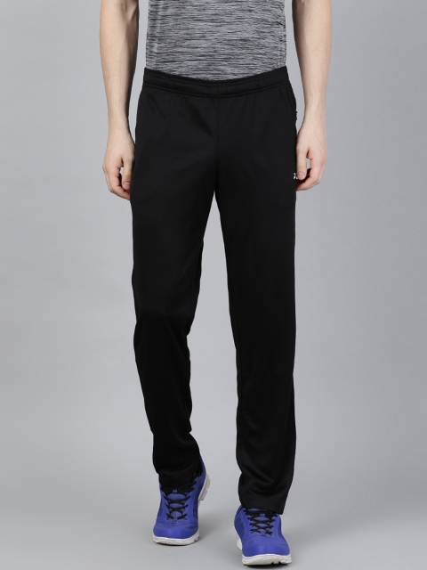 

Reebok Men Black Performance Solid Training Track Pants