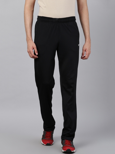 

Reebok Men Black Tricot Training Solid Track Pants