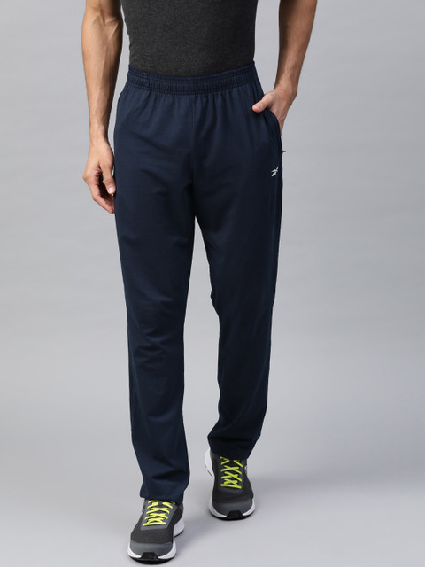 

Reebok Men Navy Blue Training Essentials Solid Track Pants