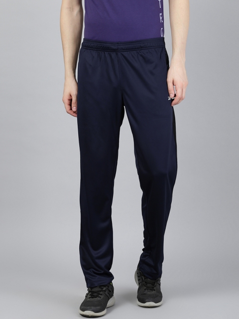 

Reebok Men Navy Blue Performance Solid Training Track Pants