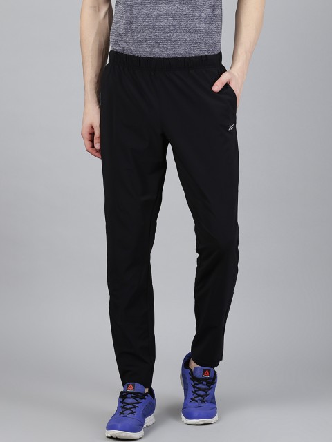 

Reebok Men Black One-Series Solid Running Track Pants