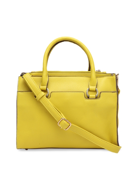 

Ladida Yellow Solid Handheld Bag
