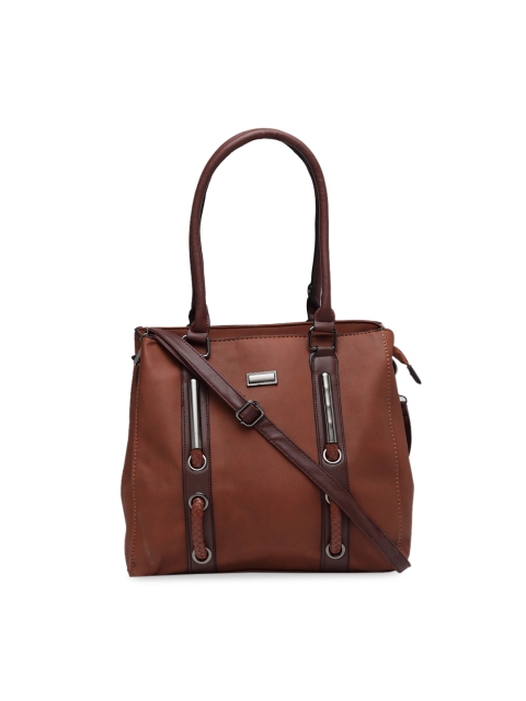 

Ladida Brown Solid Handheld Bag