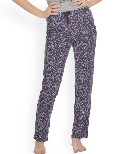 

Clovia Blue Printed Pyjamas