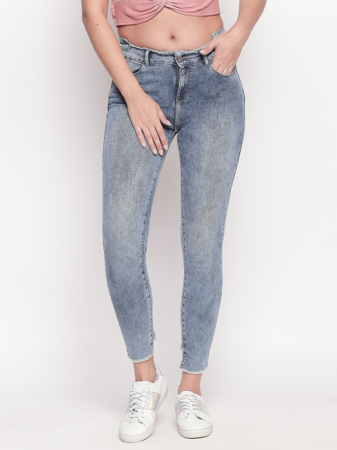 

SPYKAR Women Blue Slim Fit Low-Rise Clean Look Jeans