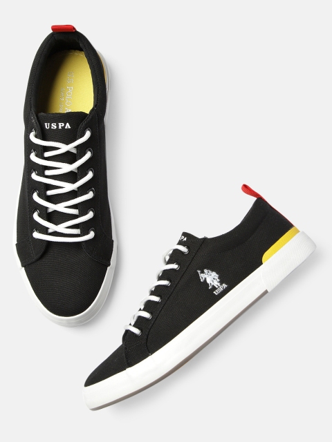 

U.S. Polo Assn. Men Black Solid ARSEN Sneakers
