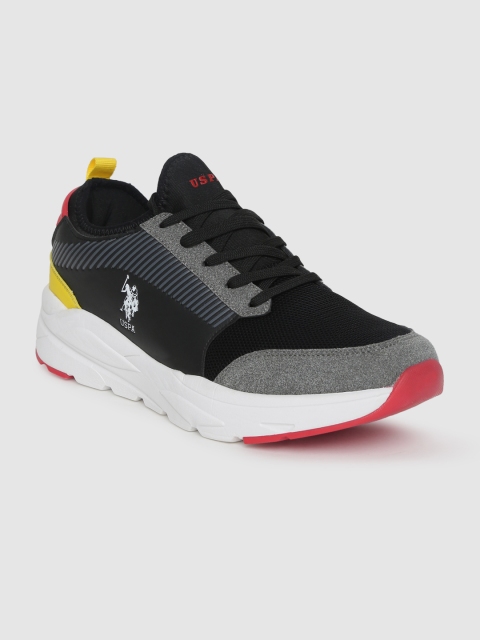 

U.S. Polo Assn. Men Black & Grey Sneakers