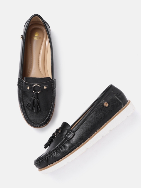 

Carlton London Black Tasselled Loafers