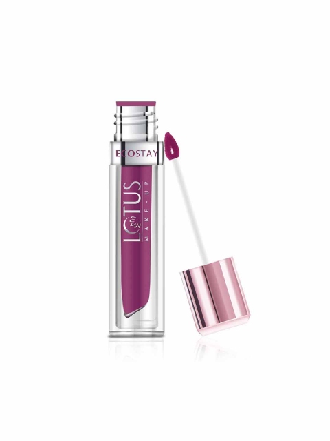 

Lotus Herbals Ecostay Matte Lip Lacquer - Very Berry EL 21, Purple