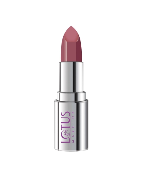 

Lotus Herbals Sustainable Ecostay Subtle Rose Butter Matte Lipstick BM32, Pink