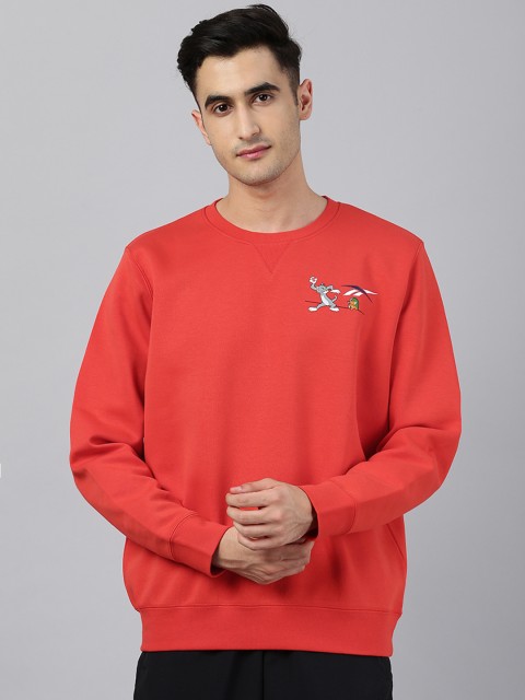 

Reebok Classic Unisex Red Tom & Jerry Crew 4 Solid Sweatshirt