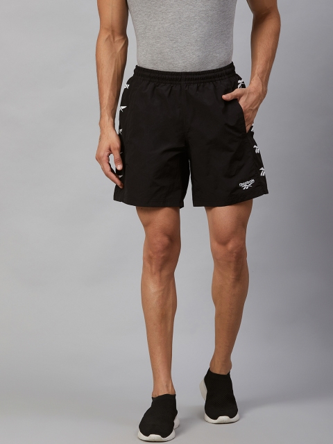 

Reebok Classic Men Black Woven Shorts
