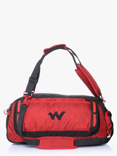 

Wildcraft Unisex Red & Black Colourblocked Duffel Bag