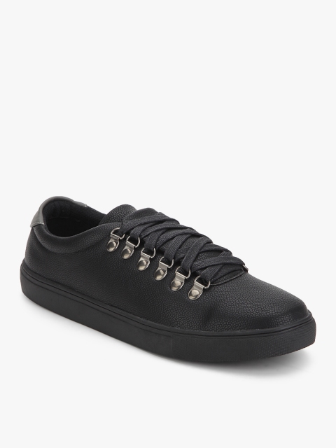 

Carlton London Men Black Solid Everyday Sneakers