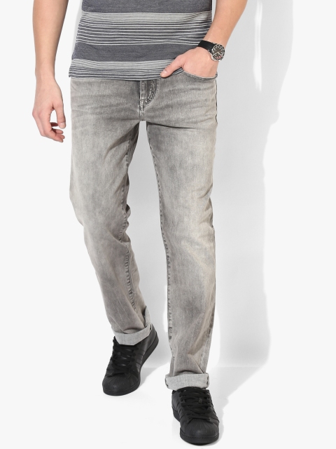 

Calvin Klein Jeans Men Grey Mid Rise Regular Fit Jeans