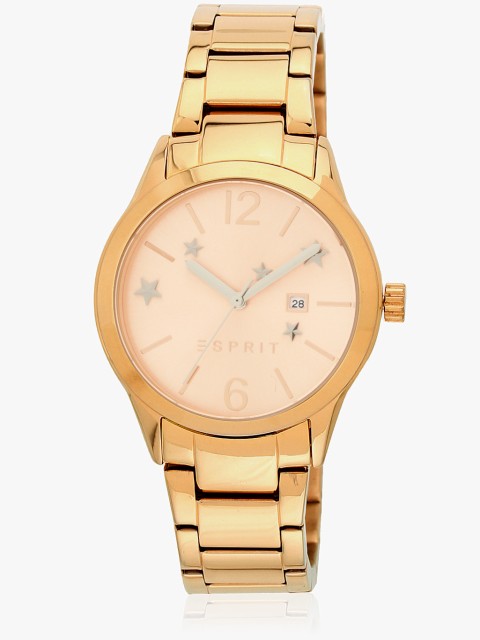 

ESPRIT Unisex Peach-Coloured Analogue Watch ES108082003