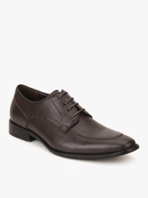

Tresmode Men Coffee Brown Solid Formal Derbys