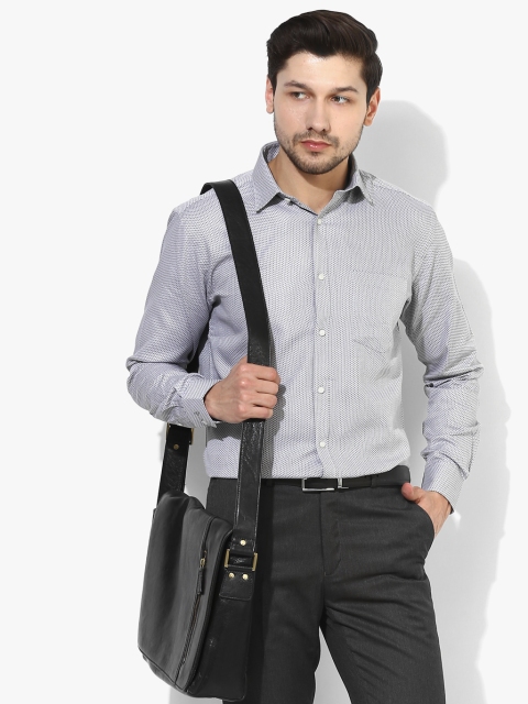 

Park Avenue Men Grey Printed Formal Shirt