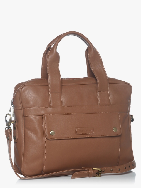 

Benjamin Button Unisex Brown Solid Laptop Bag