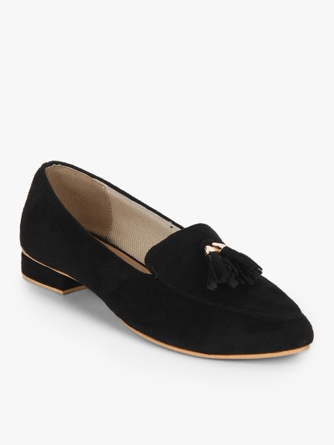 

Rocia Women Black Loafers with Tassels