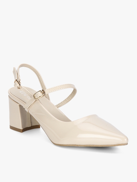 

Wet Blue Women Beige Solid Sandals