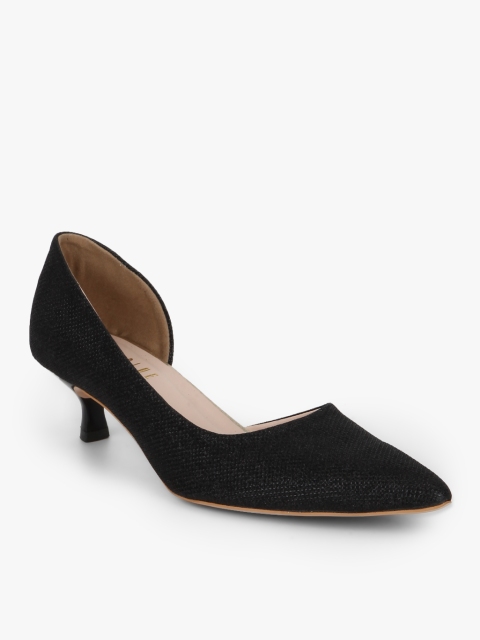 

Wet Blue Women Black Solid Sandals