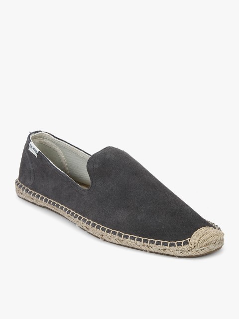 

Soludos Men Charcoal Grey Solid Espadrilles