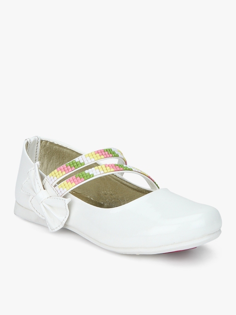 

J Collection Girls White Solid Ballerinas