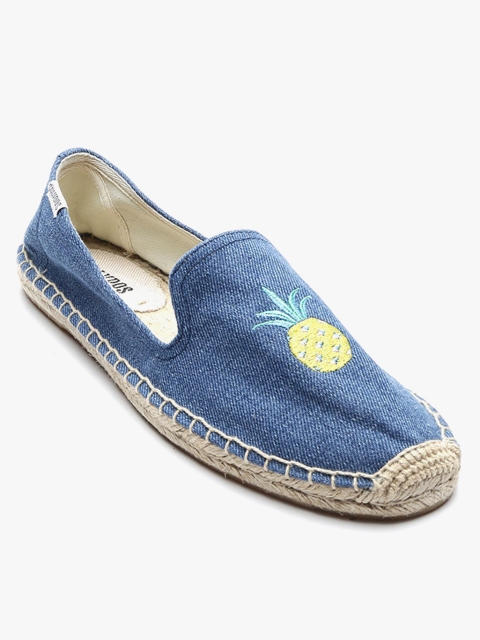 

Soludos Women Blue Printed Espadrilles