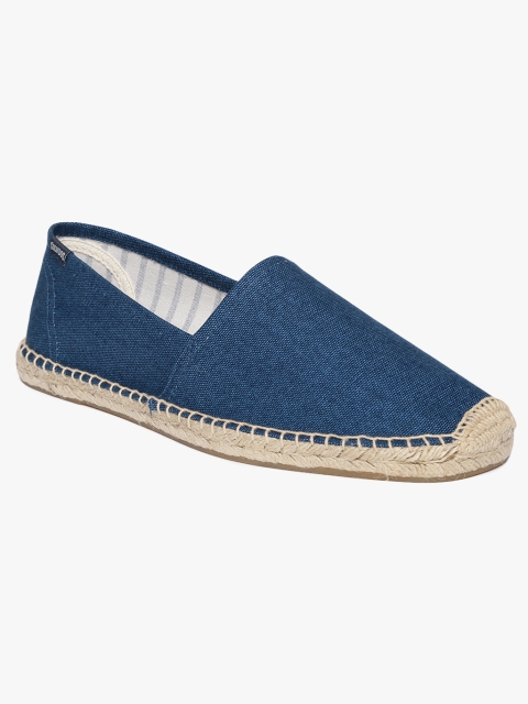 

Soludos Men Navy Blue Solid Espadrilles Sneakers