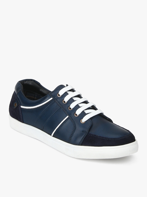

San Frissco Men Navy Blue Solid Sneakers