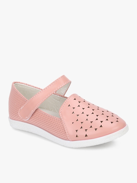 

Fame Forever by Lifestyle Girls Pink Laser Cuts Ballerinas