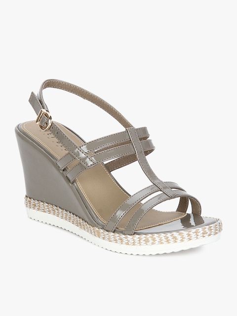 

Wet Blue Women Grey Solid Wedges