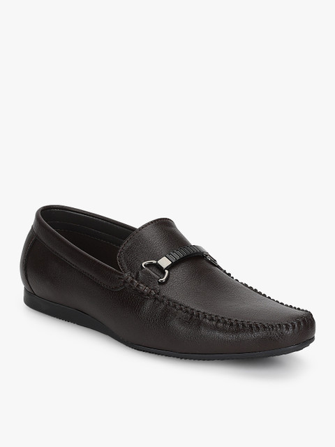 

San Frissco Men Coffee Brown Solid Loafers