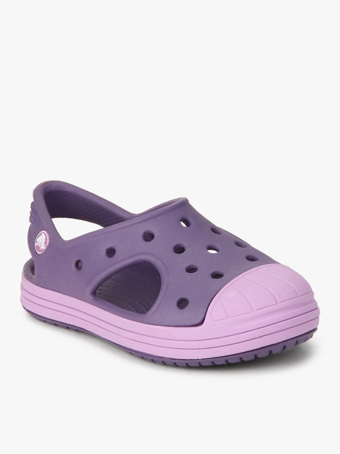 

Crocs Boys Purple Colourblocked Clogs