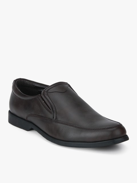 

San Frissco Men Coffee Brown Solid Formal Slip-On Shoes